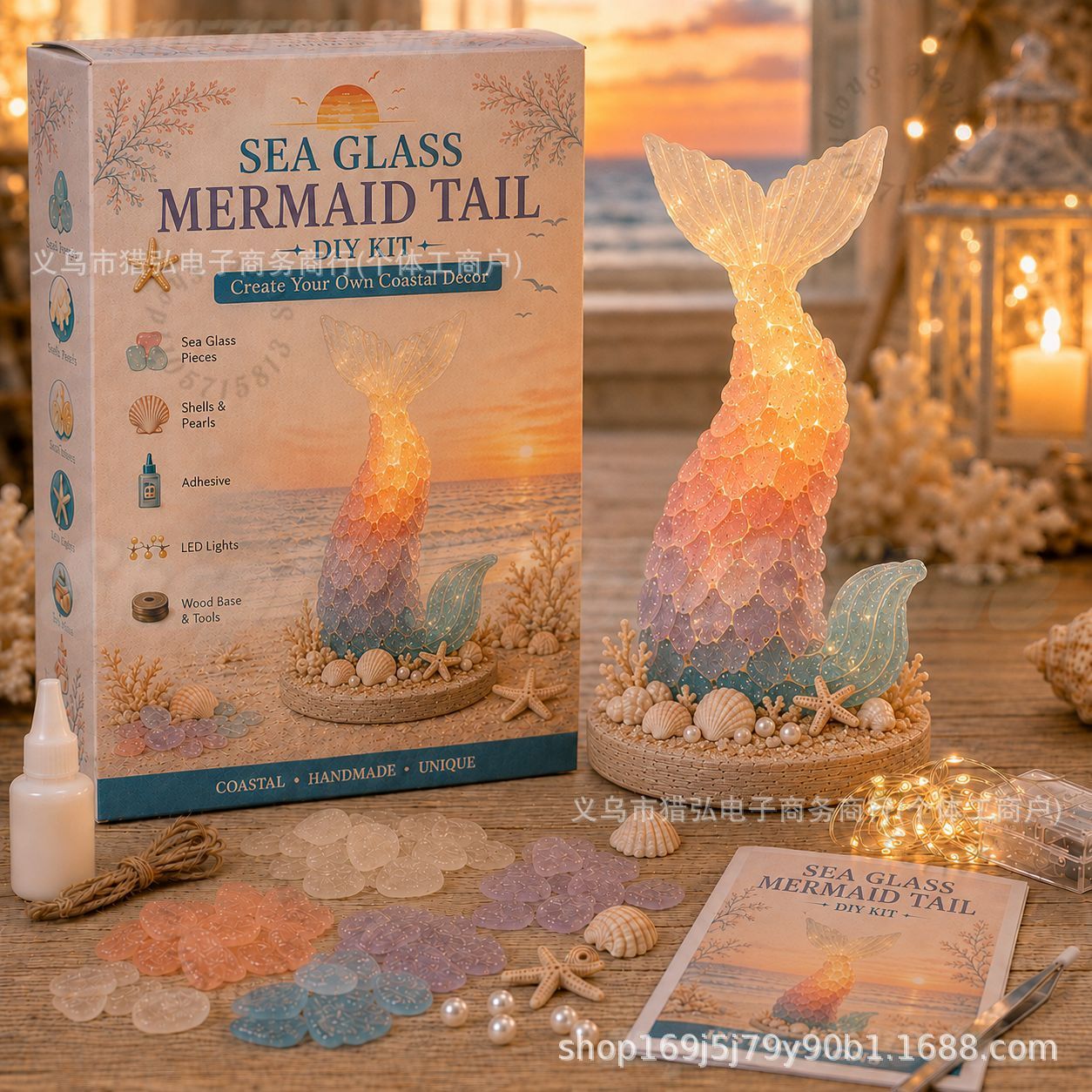 Art & Craft Paper For Kids - Kit de Manualidades para Lámpara de