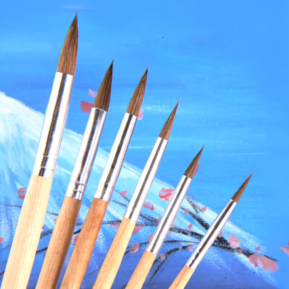 Juego de pinceles de pelo de l - Gouache Paint Set reseña y precio
