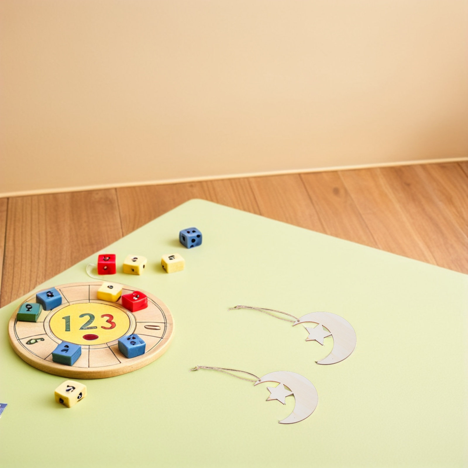 20 piezas de recortes de mader - Art And Craft For Nursery reseña y precio