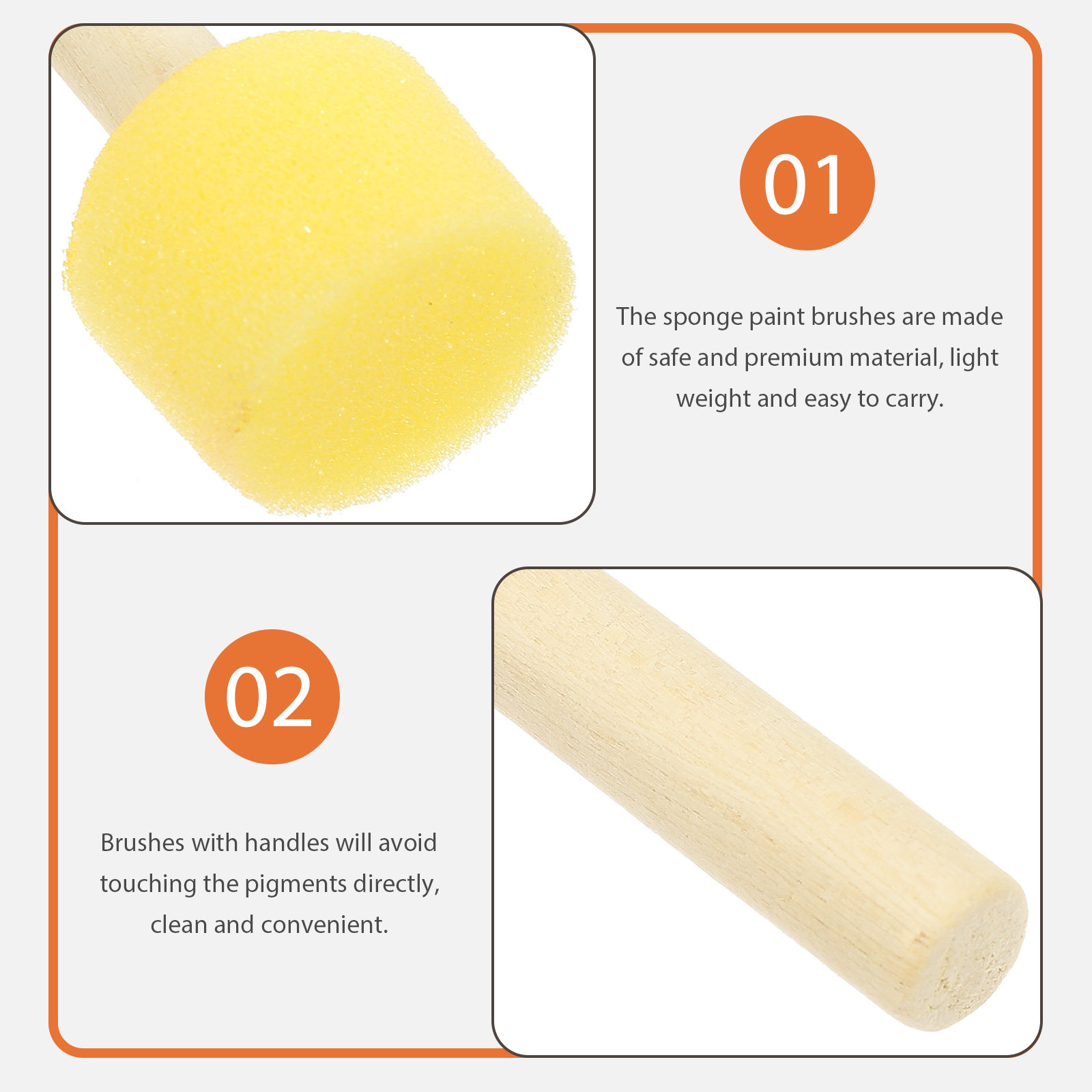 20 pinceles de esponja para di - Art And Craft For Nursery reseña y precio