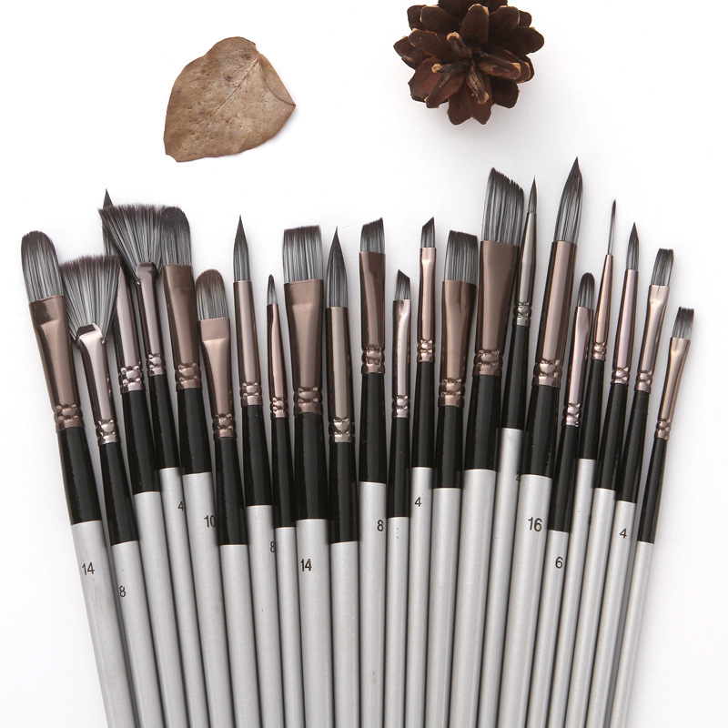 Juego de 24 pinceles con estuc - Gouache Paint Set reseña y precio