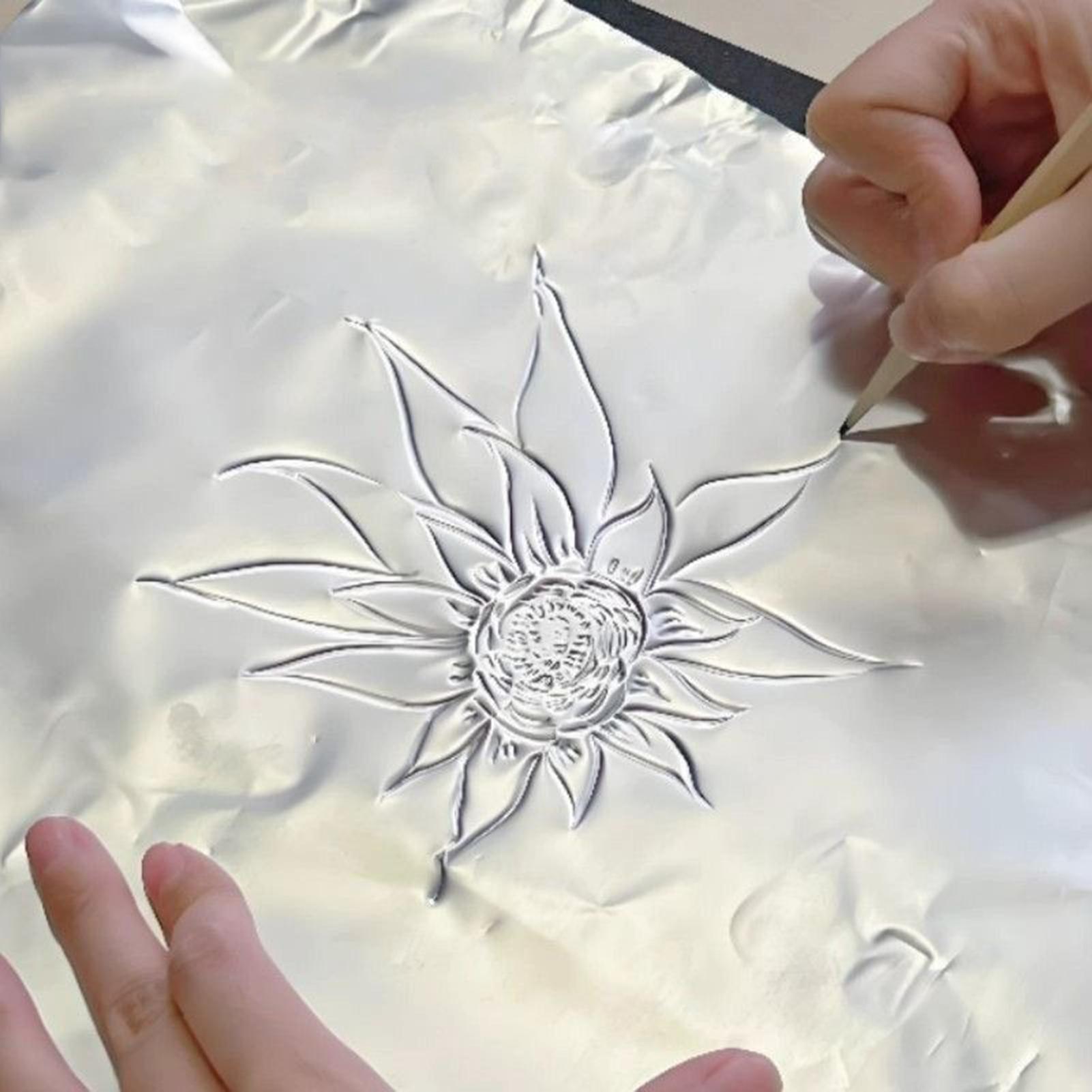 Papel de aluminio para manuali - Art Craft With Paper reseña y precio